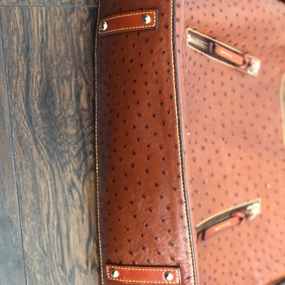 Dooney & Bourke Cognac Leather Cooper Hobo Bag - Picture 6 of 16